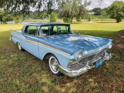 1957 FORD FAIRLANE 500 SKYLINER RETRACTABLE HARDTOP for sale in Clarcona, FL