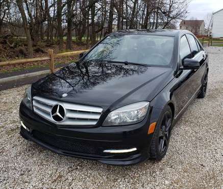 2011 Mercedes C300 4matic AWD black sharp - cars & trucks - by owner... for sale in Blacklick, OH