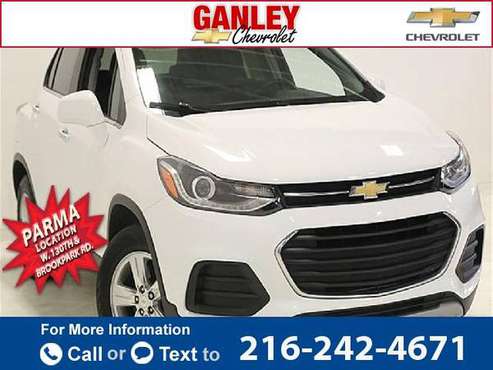 2018 Chevy Chevrolet Trax LT suv Summit White for sale in Brook Park, OH