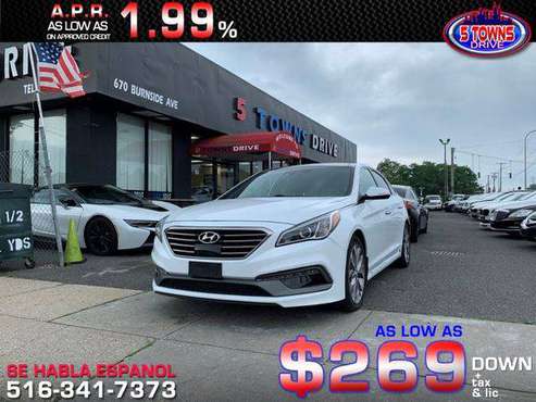 2015 Hyundai Sonata 2.0T Limited **Guaranteed Credit Approval** for sale in Inwood, NY