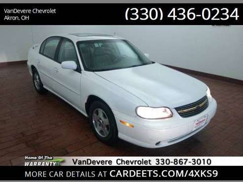 2003 Chevrolet Malibu LS, Summit White - cars & trucks - by dealer -... for sale in Akron, OH