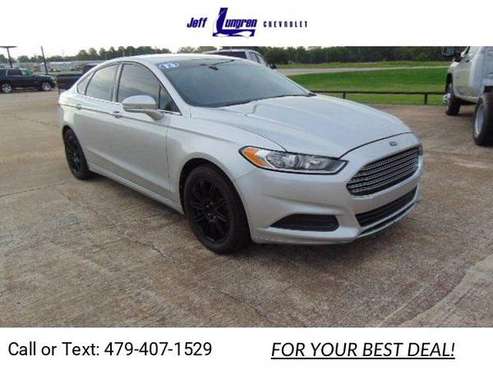 2013 Ford Fusion SE hatchback Silver - cars & trucks - by dealer -... for sale in Grove, AR