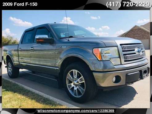 2009 Ford F-150 4WD SuperCrew 157" Platinum with Easy Fuel capless... for sale in Springfield, MO