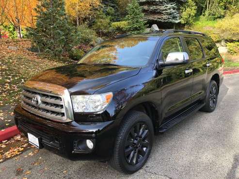 2012 Toyota Sequoia Platinum 4WD --Navi, DVD, Loaded, Clean title-- for sale in Kirkland, WA