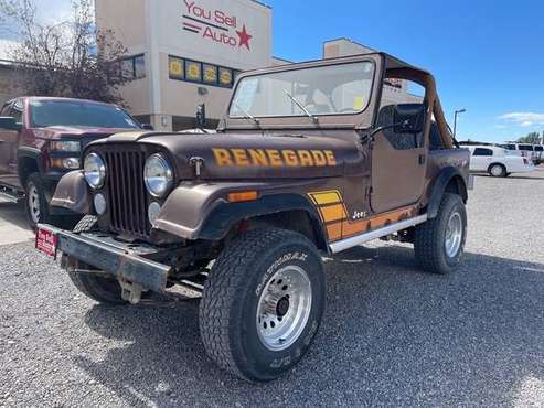 1984 Jeep CJ7 Rendegade 4WD Manual, 114K Miles - - by for sale in MONTROSE, CO