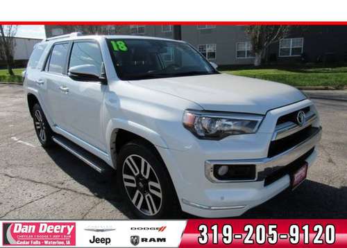 2018 Toyota 4Runner 4WD 4D Sport Utility / SUV Limited for sale in Waterloo, IA
