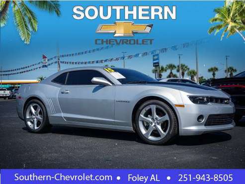 2015 *Chevrolet* *Camaro* *2dr Coupe LT w/2LT* Silve for sale in Foley, AL