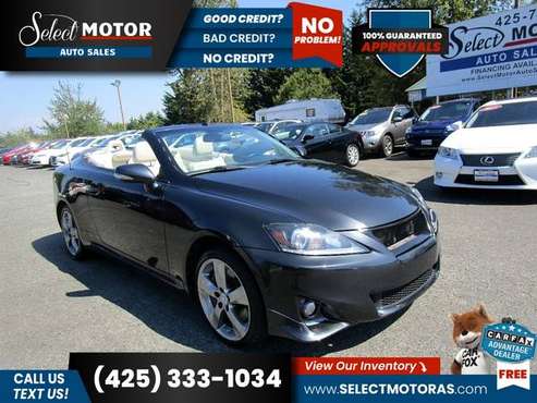 2010 Lexus IS 350C 350 C 350-C Base 2dr 2 dr 2-dr Convertible FOR for sale in Lynnwood, WA