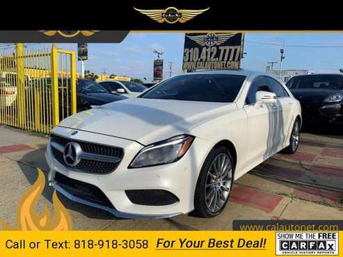 2015 Mercedes-Benz CLS 550 4MATIC Coupe coupe designo Diamond White for sale in INGLEWOOD, CA