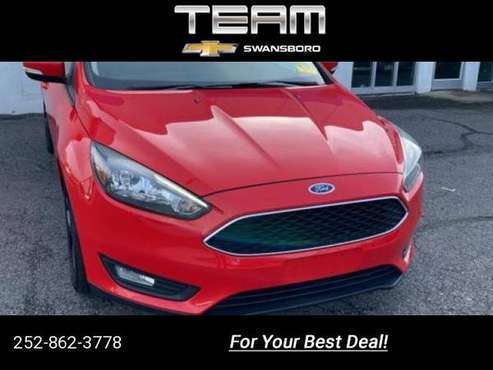 2016 Ford Focus SE hatchback Red - cars & trucks - by dealer -... for sale in Swansboro, NC