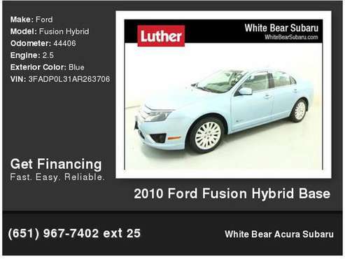2010 Ford Fusion Hybrid Base for sale in White Bear Lake, MN