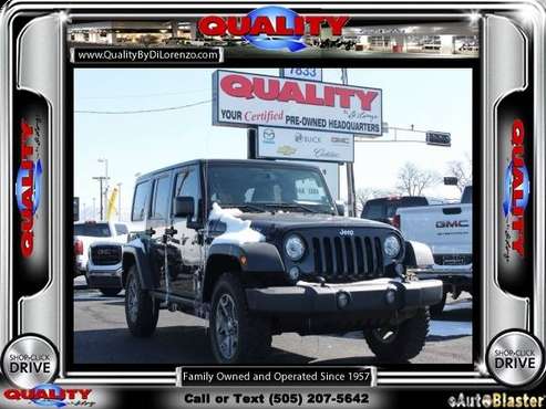 2017 Jeep Wrangler Unlimited Rubicon - - by dealer for sale in Albuquerque, NM