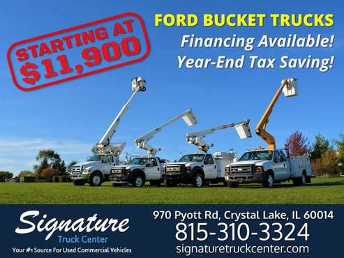 Bucket Truck Liquidation Sale (NON-CDL AVAILABLE!) - cars & trucks -... for sale in Crystal Lake, OH