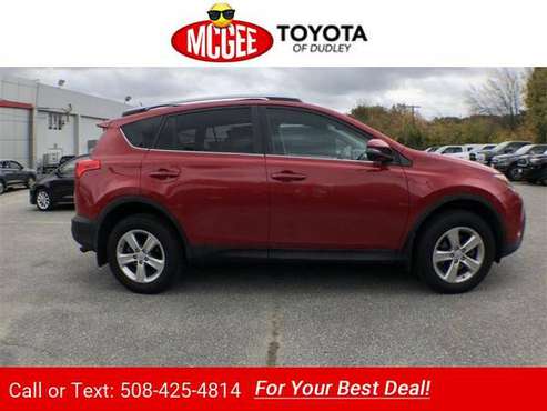 2013 Toyota RAV4 XLE suv Red for sale in Dudley, MA