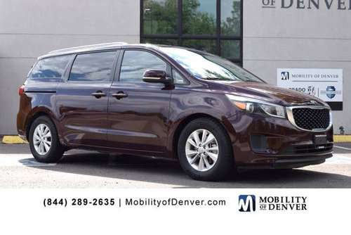 2015 *Kia* *Sedona* *4dr Wagon LX* RED - cars & trucks - by dealer -... for sale in Denver , CO
