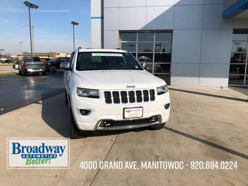 2014 Jeep Grand Cherokee Overland - SUV - cars & trucks - by dealer... for sale in Manitowoc, WI