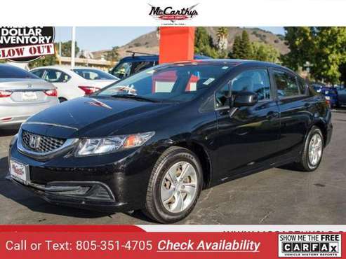2013 Honda Civic Sdn LX sedan for sale in San Luis Obispo, CA