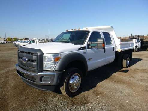 2012 Ford F550 Crew Cab Dump Truck - cars & trucks - by dealer -... for sale in Sacramento , CA