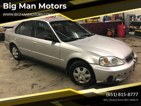 2000 Honda Civic VP - 35 MPG/hwy - automatic, good tires, ON CLEARANCE for sale in Farmington, MN