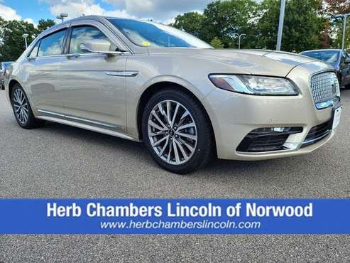 2017 Lincoln Continental Select AWD for sale in MA