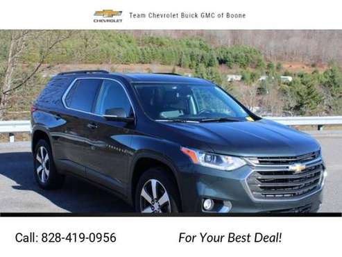 2019 Chevy Chevrolet Traverse LT Leather suv Gray - cars & trucks -... for sale in Boone, NC