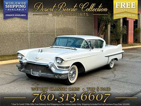 1957 Cadillac De Ville Coupe with ONLY 104, 611 Miles for sale in Palm Desert , CA
