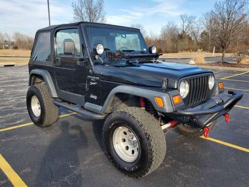 1999 Jeep Wrangler TJ, new 6-cyl engine, 5-spd, 33 tires, new for sale in Eureka, MO