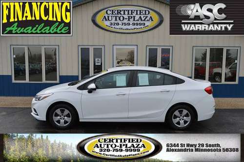2017 Chevrolet Cruze L - - by dealer - vehicle for sale in Alexandria, ND