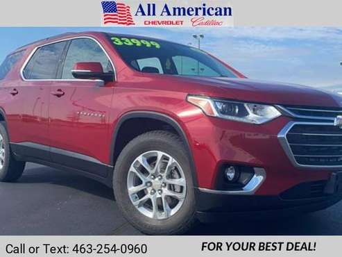 2019 Chevy Chevrolet Traverse LT suv Cajun Red Tintcoat - cars & for sale in Muncie, IN