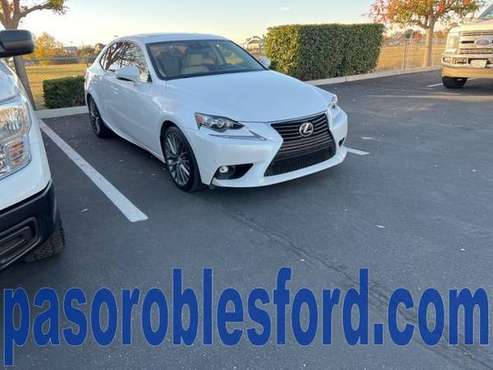 2016 Lexus IS 200t 4dr Sedan White - - by dealer for sale in Paso robles , CA