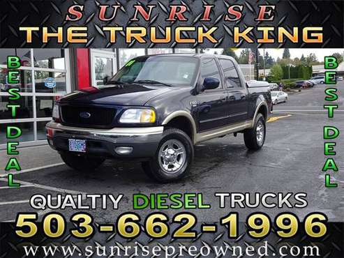 2001 Ford F-150 4x4 4WD F150 Lariat 4dr SuperCrew Lariat Truck for sale in Milwaukie, OR