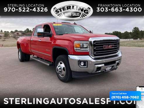 2015 GMC Sierra 3500HD available WiFi 4WD Crew Cab 153 7 SLT for sale in Sterling, CO
