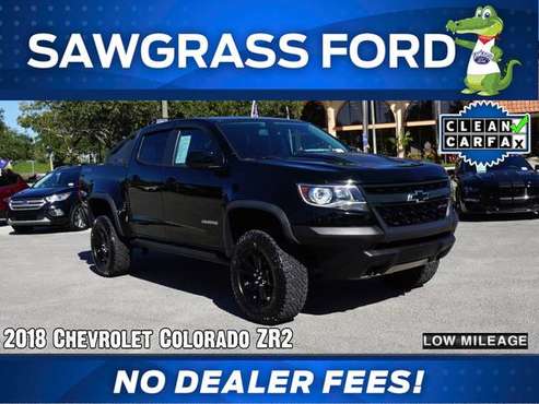 LIFTED 2018 Chevrolet Colorado ZR2 - Stock 85467A for sale in Sunrise, FL