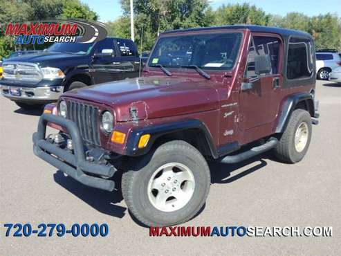 2002 Jeep Wrangler 4x4 4WD Sport SUV for sale in Englewood, CO