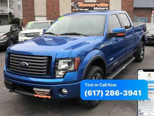 2012 Ford F-150 F150 F 150 FX4 4x4 4dr SuperCrew Styleside 5.5 ft. SB for sale in Somerville, MA