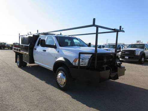 2013 Ram 5500 Flat Bed **LOW MILEAGE CREW CAB 4X4 CUMMINS** for sale in London, OH