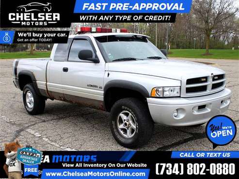 89/mo - 2001 Dodge Ram 1500 SLT 4WD! Extended 4 WD! Extended for sale in Chelsea, OH