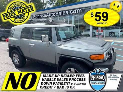 2009 Toyota FJ Cruiser 4d SUV 4WD Auto Own for $69 WK! FINANCE: -... for sale in Elmont, NY