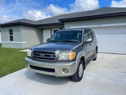 03 Toyota Sequoia V8 with third row seat 126, 000 miles ac/heat 2wd for sale in Ocala, FL