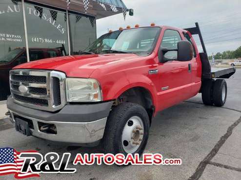"SALE"!!! 2006 FORD F350 "DIESEL" DUALLY FLATBED 4X4 XLT for sale in Springfield, MO