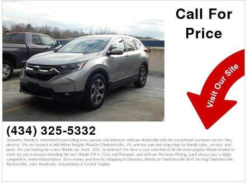 2019 Honda CR-V EX Call Kim Kross for the Absolute Best Price on for sale in Charlottesville, VA