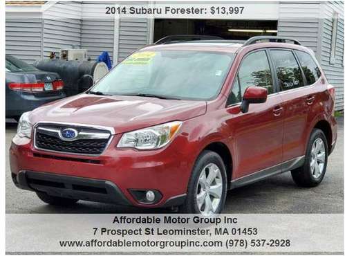 2014 Subaru Forester Limited AWD 95K miles Nav Panoramic Roof Leather for sale in leominster, MA