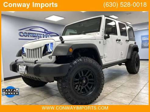 2014 Jeep Wrangler Unlimited 4WD Sport *1 OWNER *HOT!* $389/mo Est. for sale in Streamwood, IL