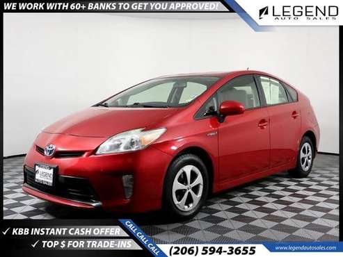 236/mo - 2013 Toyota Prius Three Hatchback - - by for sale in Burien, WA
