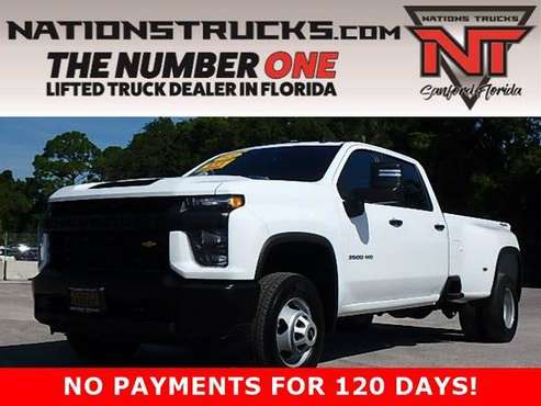 2020 CHEVY 3500HD Crew Cab DURAMAX DIESEL DUALLY 4X4 - BACK UP CAM for sale in Sanford, GA