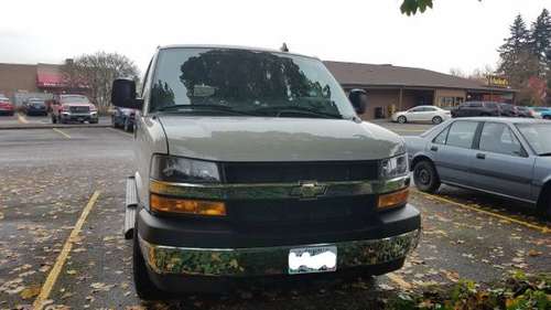2019 Chevy Express 3500 Quigley 4x4 Van less than 3000 miles! - cars... for sale in Portland, OR