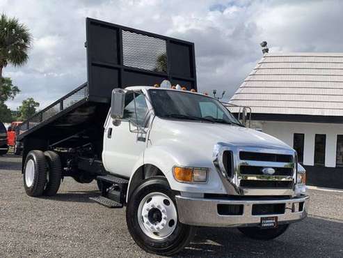 2008 Ford F-650 Flatbed Dump Truck Extra Low Miles for sale in Deland, SC
