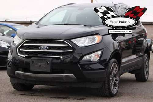 2018 Ford EcoSport Titanium AWD, Damaged, Repairable, Salvage for sale in Salt Lake City, WY