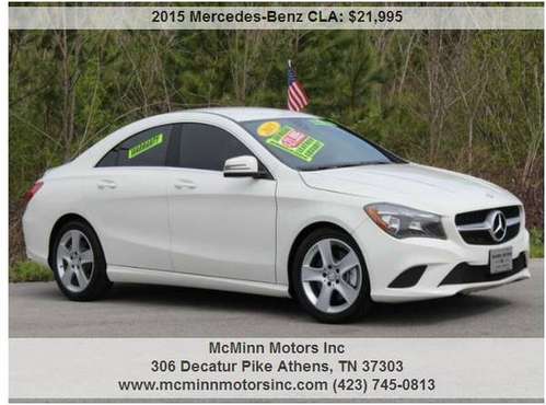 2015 Mercedes-Benz CLA 250 - Low Miles! NAV! Leather! Gets 38 MPG! for sale in Athens, TN