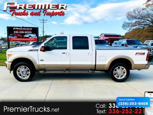 2013 Ford Super Duty F-250 F250 F 250 SRW 4WD Crew Cab 156 King... for sale in King, NC